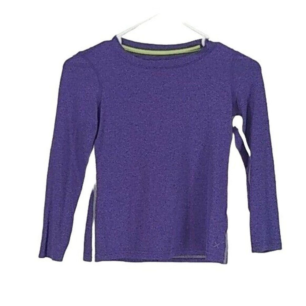 Xersion Girls Purple Athletic Long Sleeve Shirt‎ Size Medium